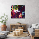 Palm Impressions by Rick Novak on GIANT ART - blue tropical