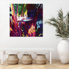 Palm Impressions by Rick Novak on GIANT ART - blue tropical