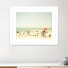 Sunbathers I by Olivia Joy on GIANT ART - beige costal beach