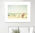 Sunbathers I by Olivia Joy on GIANT ART - beige costal beach