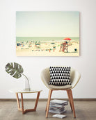 Sunbathers I by Olivia Joy on GIANT ART - beige costal beach