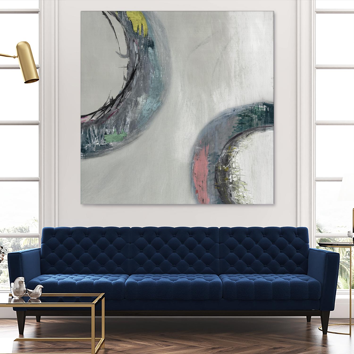 Follow I by Pamela Ozery on GIANT ART - black abstract