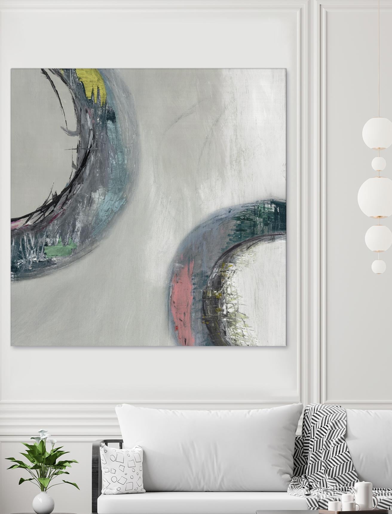 Follow I by Pamela Ozery on GIANT ART - black abstract