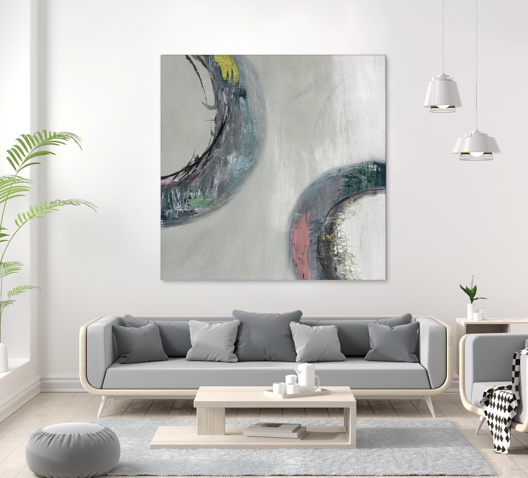 Follow I by Pamela Ozery on GIANT ART - black abstract