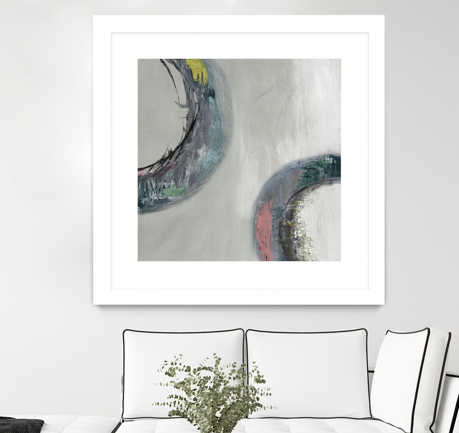 Follow I by Pamela Ozery on GIANT ART - black abstract