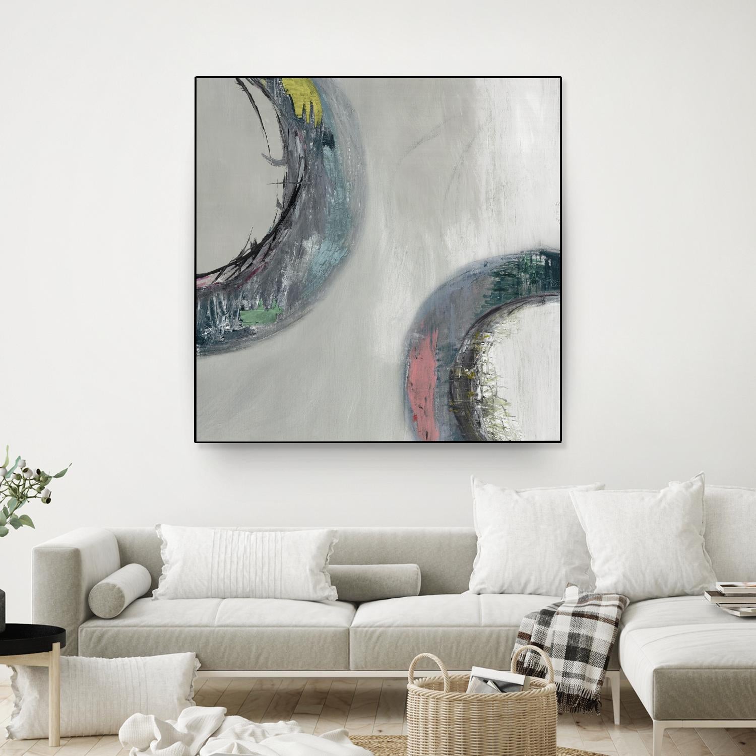 Follow I by Pamela Ozery on GIANT ART - black abstract