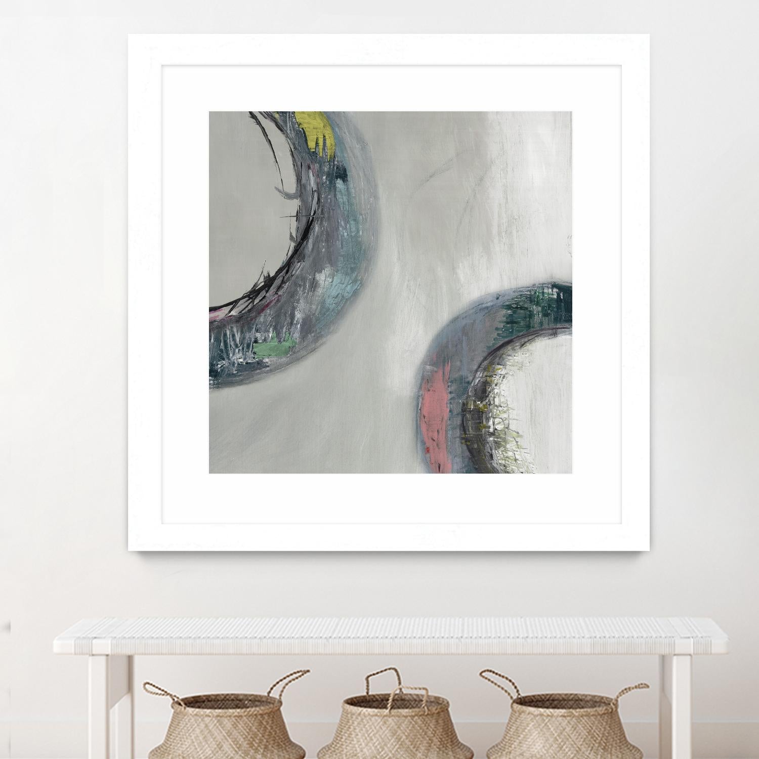 Follow I by Pamela Ozery on GIANT ART - black abstract