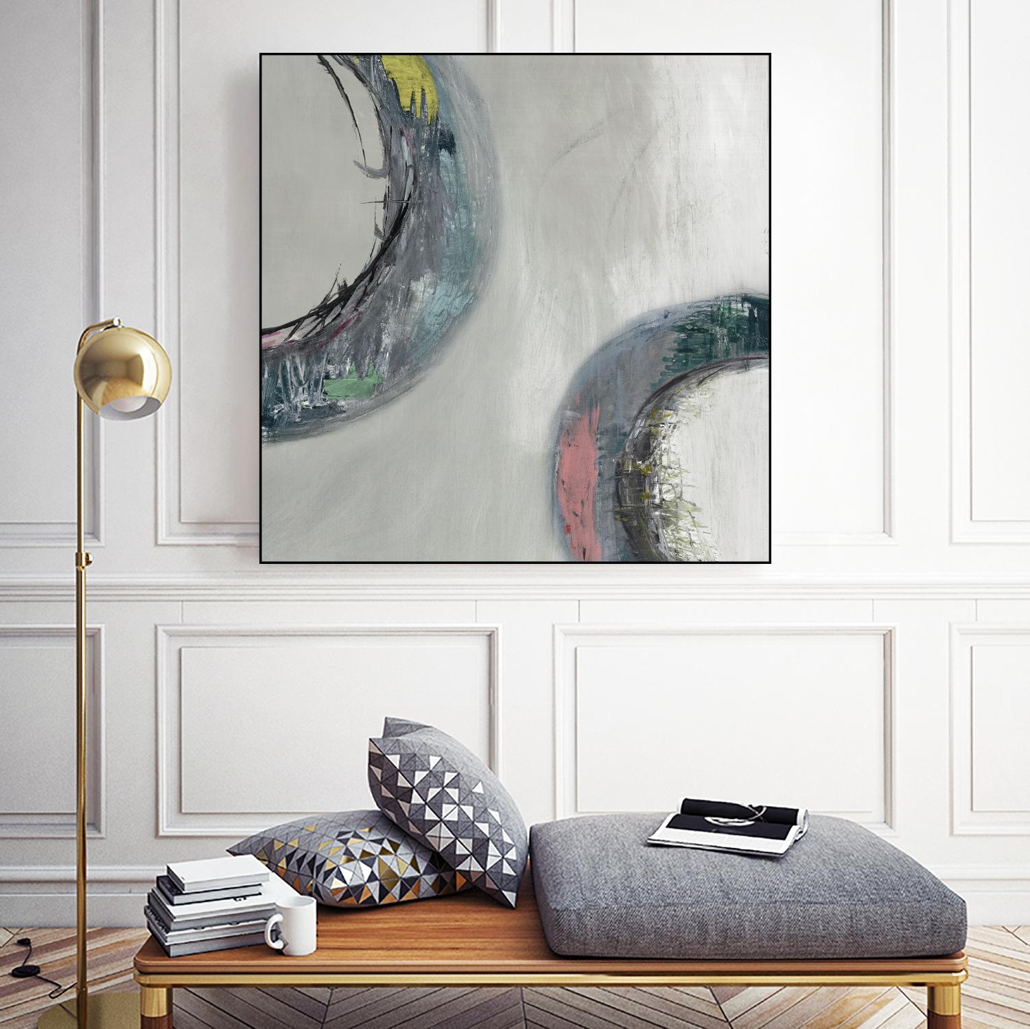 Follow I by Pamela Ozery on GIANT ART - black abstract