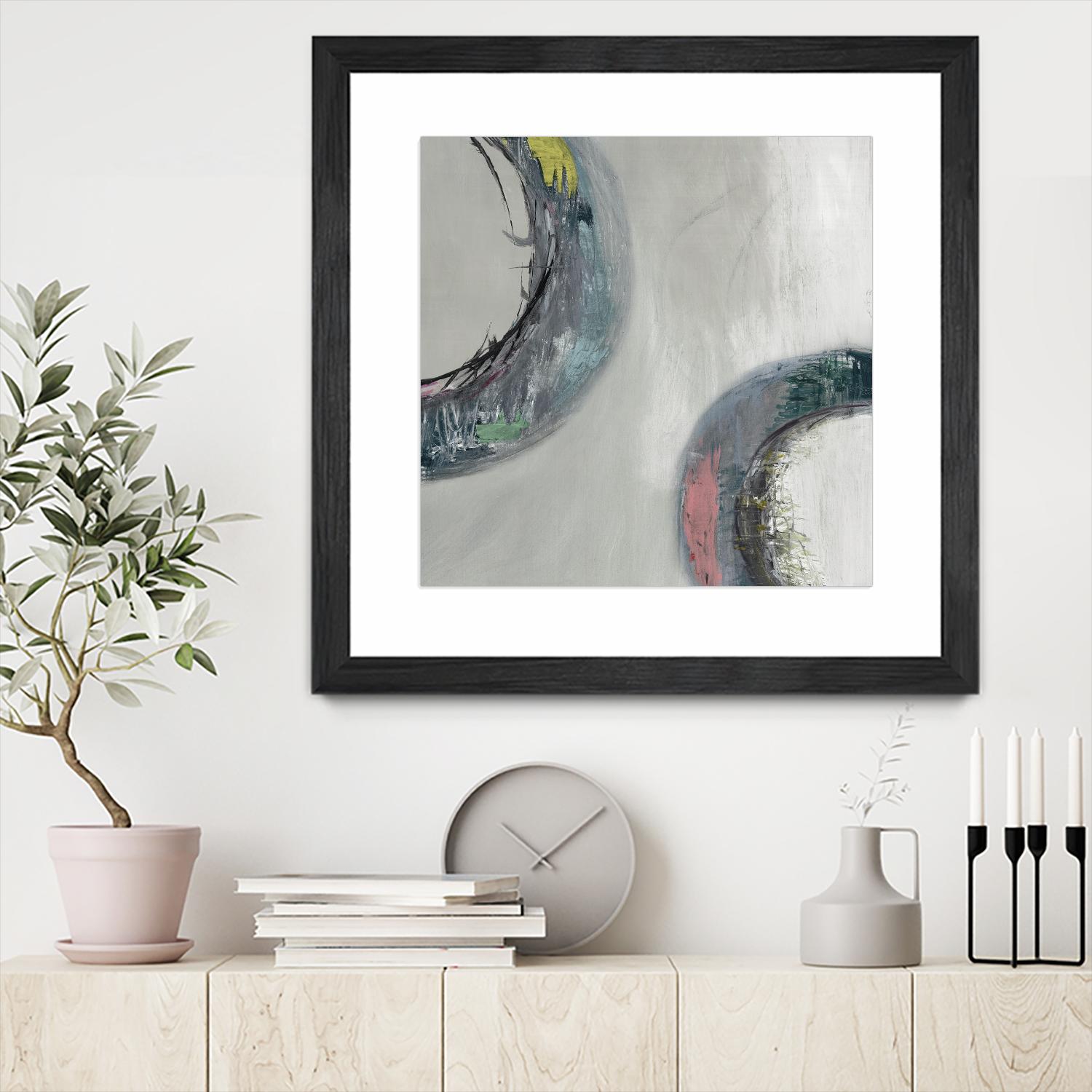 Follow I by Pamela Ozery on GIANT ART - black abstract