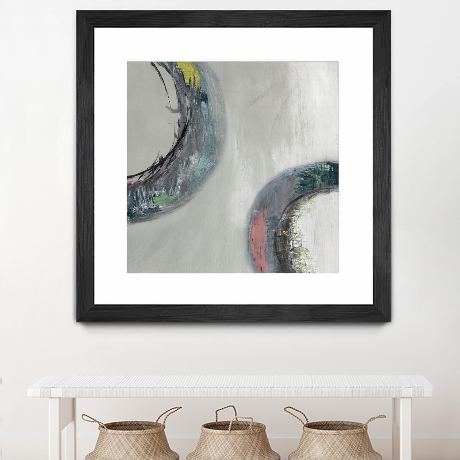 Follow I by Pamela Ozery on GIANT ART - black abstract