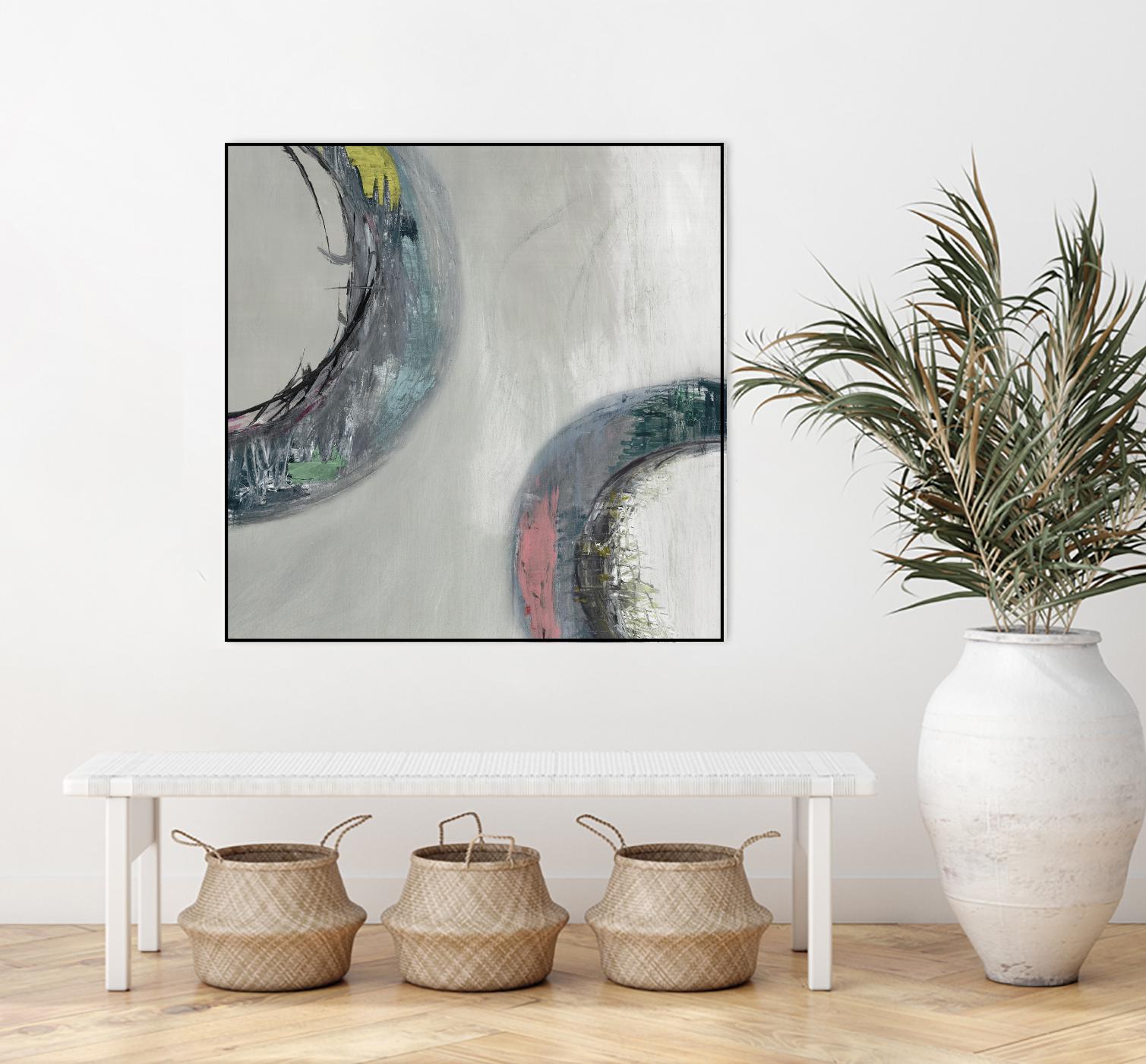 Follow I by Pamela Ozery on GIANT ART - black abstract