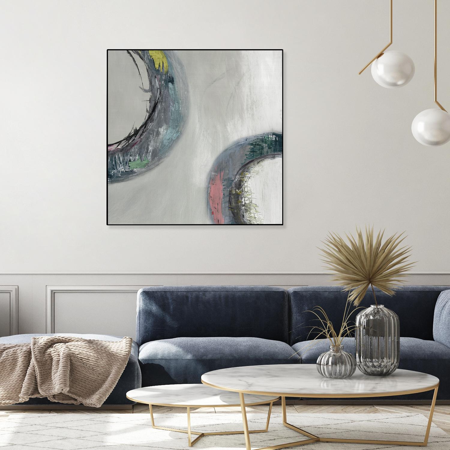 Follow I by Pamela Ozery on GIANT ART - black abstract