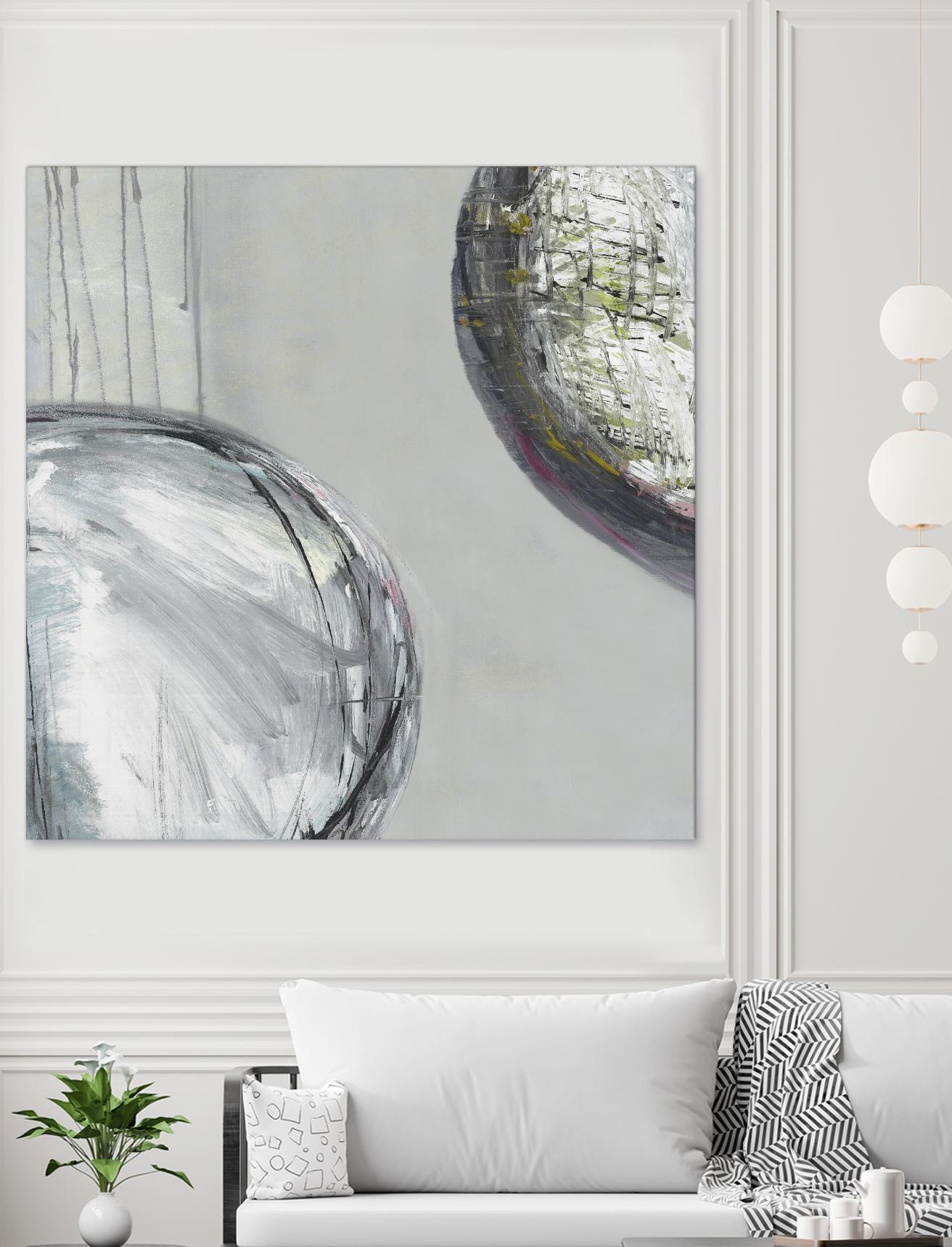 Follow II by Pamela Ozery on GIANT ART - white abstract