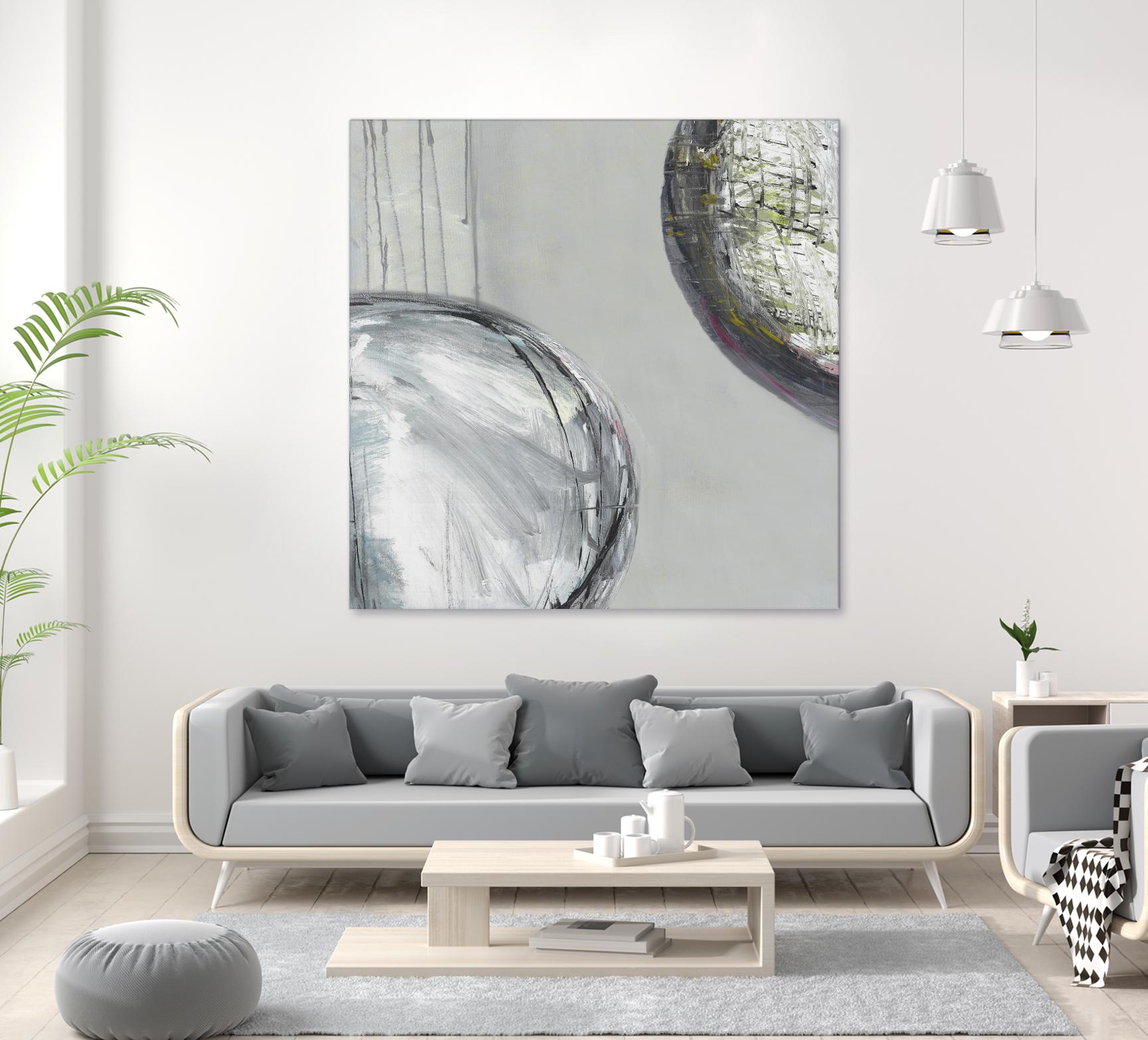 Follow II by Pamela Ozery on GIANT ART - white abstract