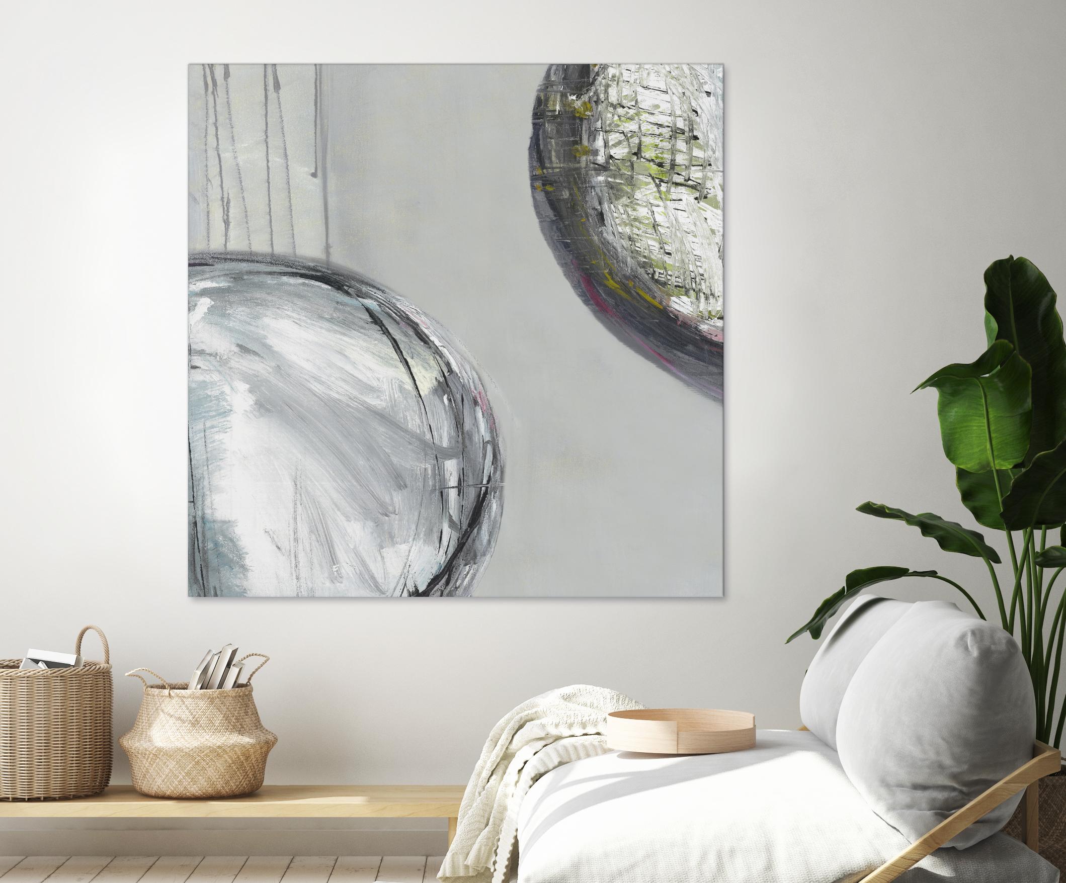 Follow II by Pamela Ozery on GIANT ART - white abstract