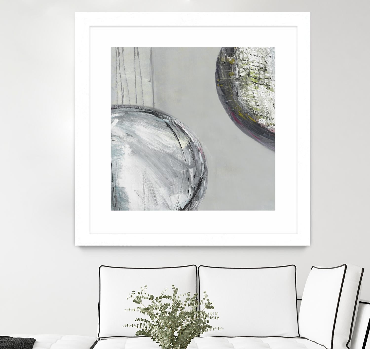 Follow II by Pamela Ozery on GIANT ART - white abstract