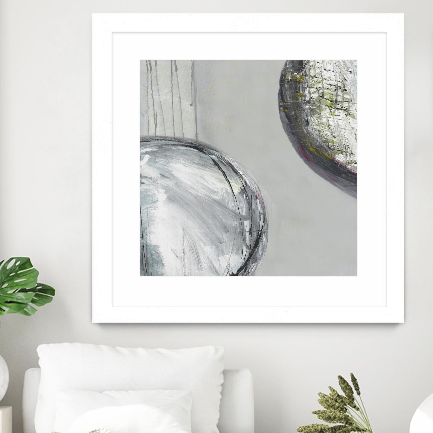 Follow II by Pamela Ozery on GIANT ART - white abstract