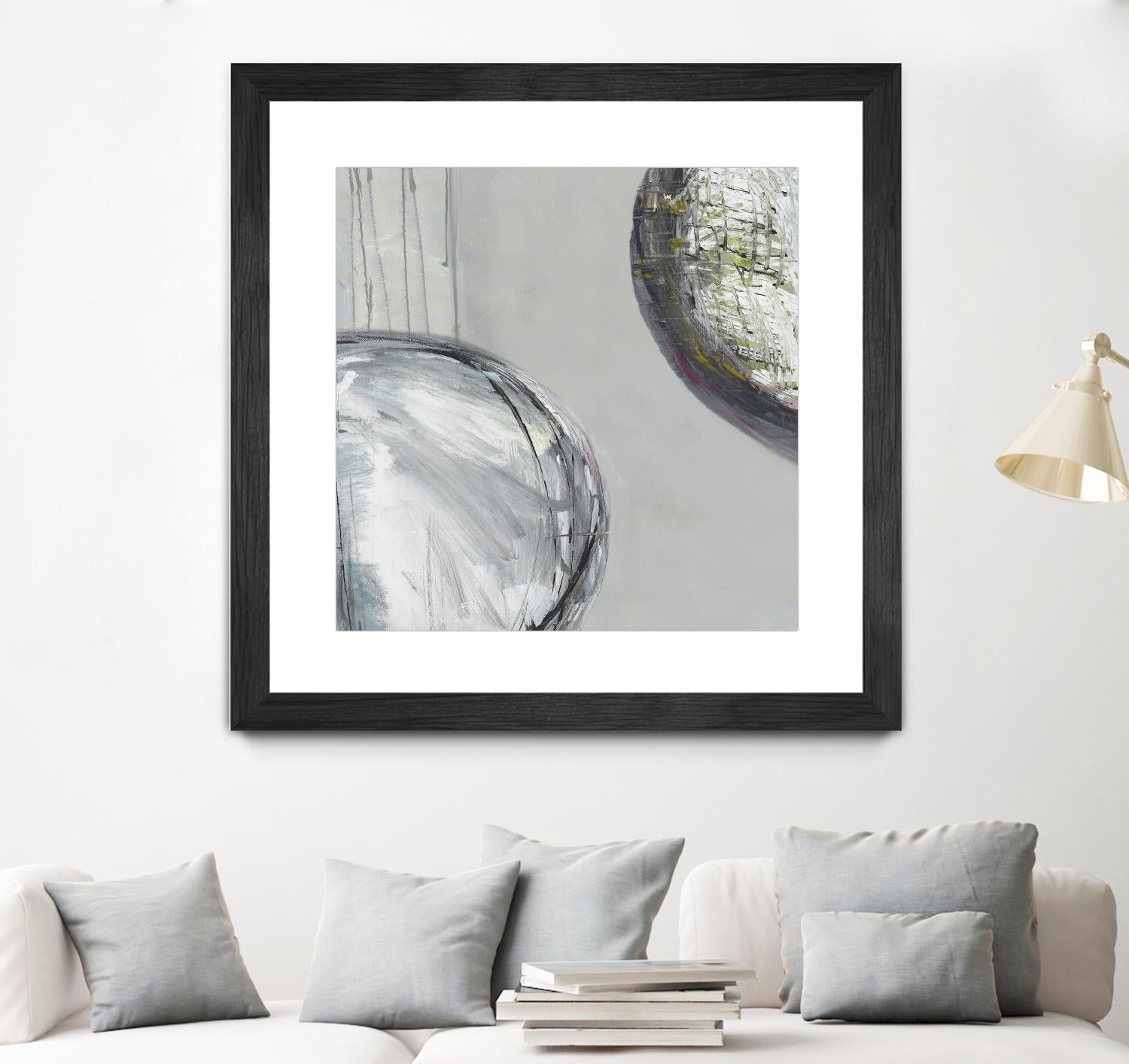 Follow II by Pamela Ozery on GIANT ART - white abstract