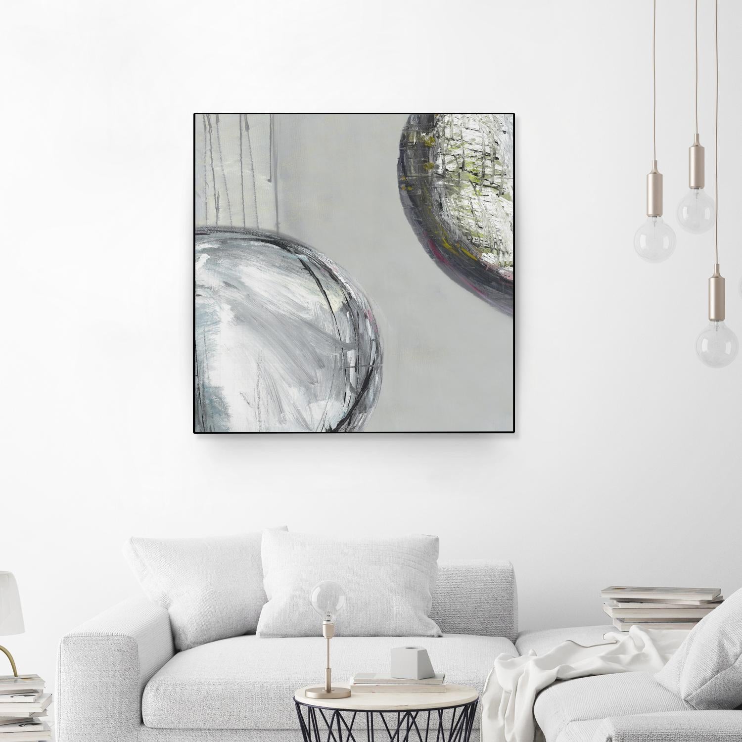 Follow II by Pamela Ozery on GIANT ART - white abstract