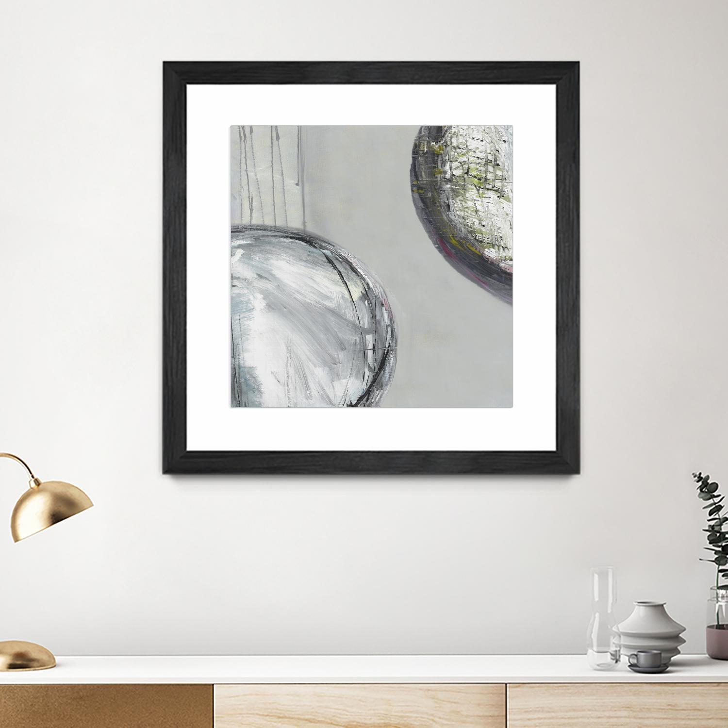 Follow II by Pamela Ozery on GIANT ART - white abstract