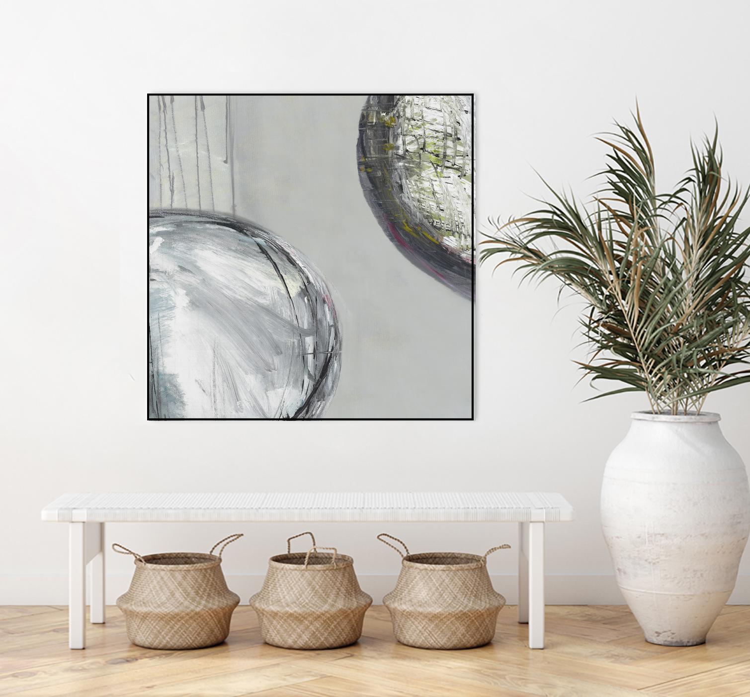 Follow II by Pamela Ozery on GIANT ART - white abstract