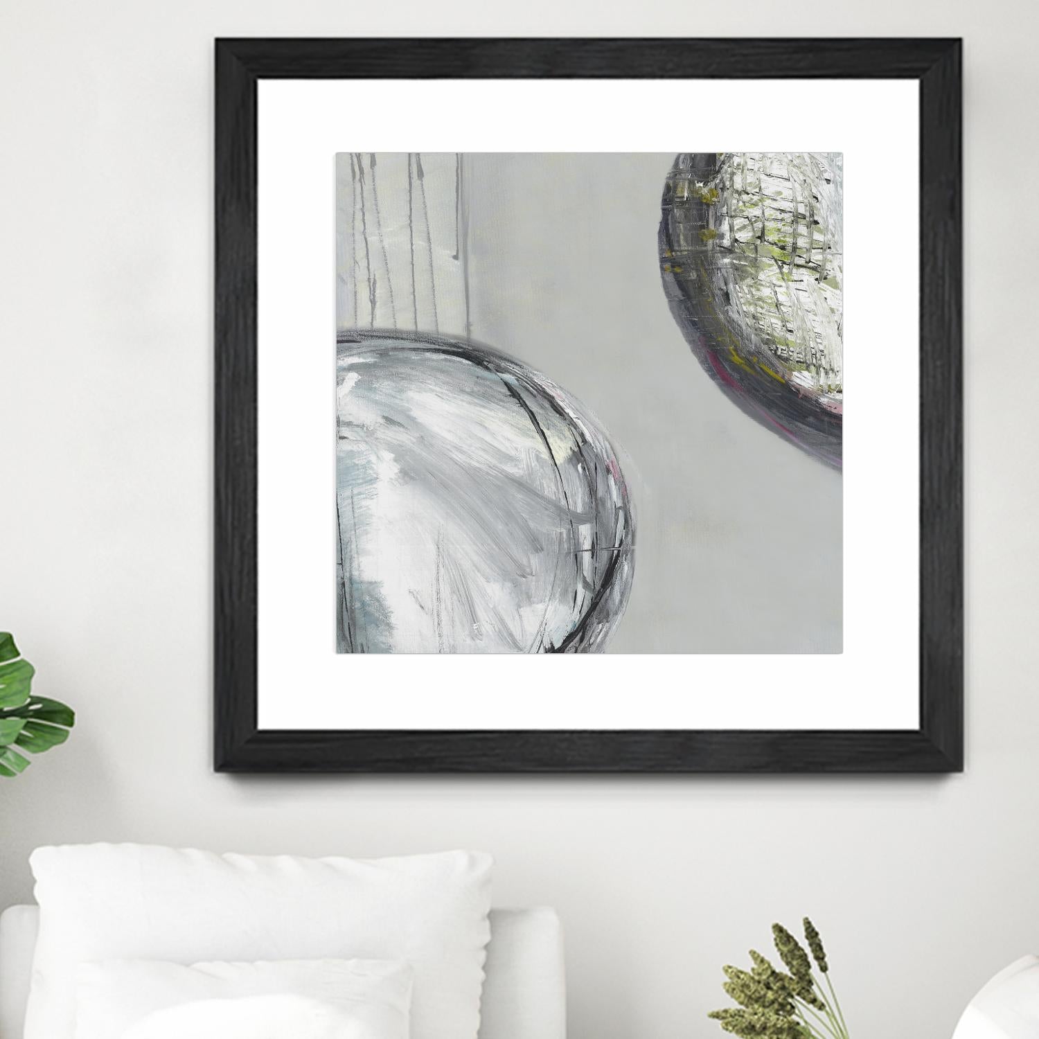 Follow II by Pamela Ozery on GIANT ART - white abstract