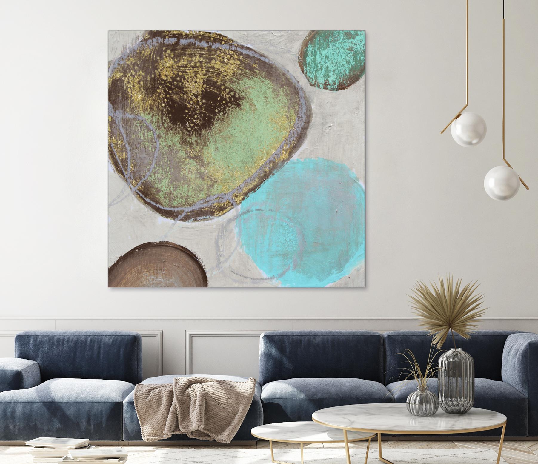 Moonlight II by Irena Orlov on GIANT ART - blue abstract