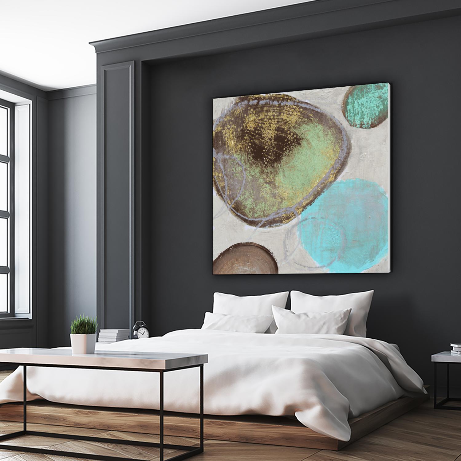 Moonlight II by Irena Orlov on GIANT ART - blue abstract