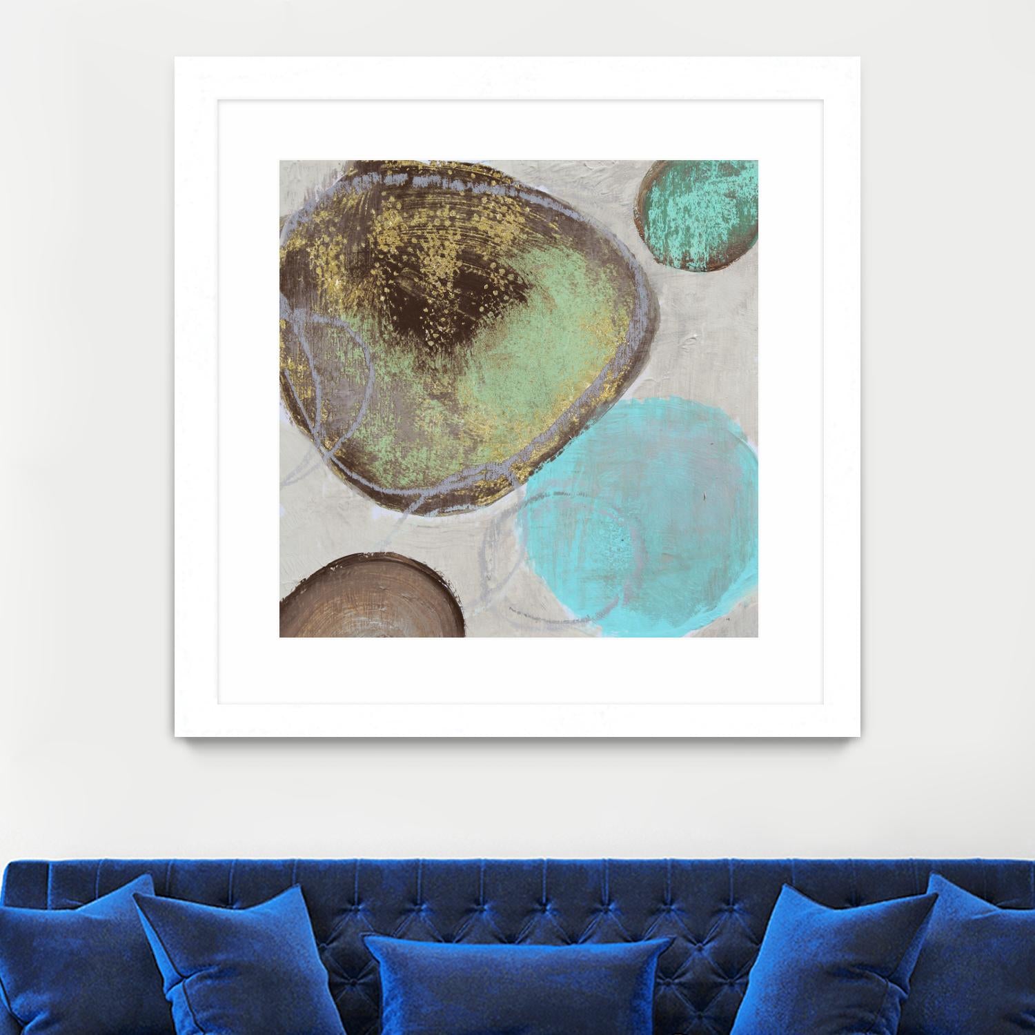 Moonlight II by Irena Orlov on GIANT ART - blue abstract