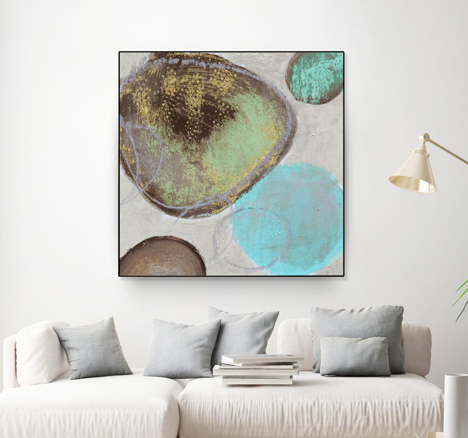 Moonlight II by Irena Orlov on GIANT ART - blue abstract