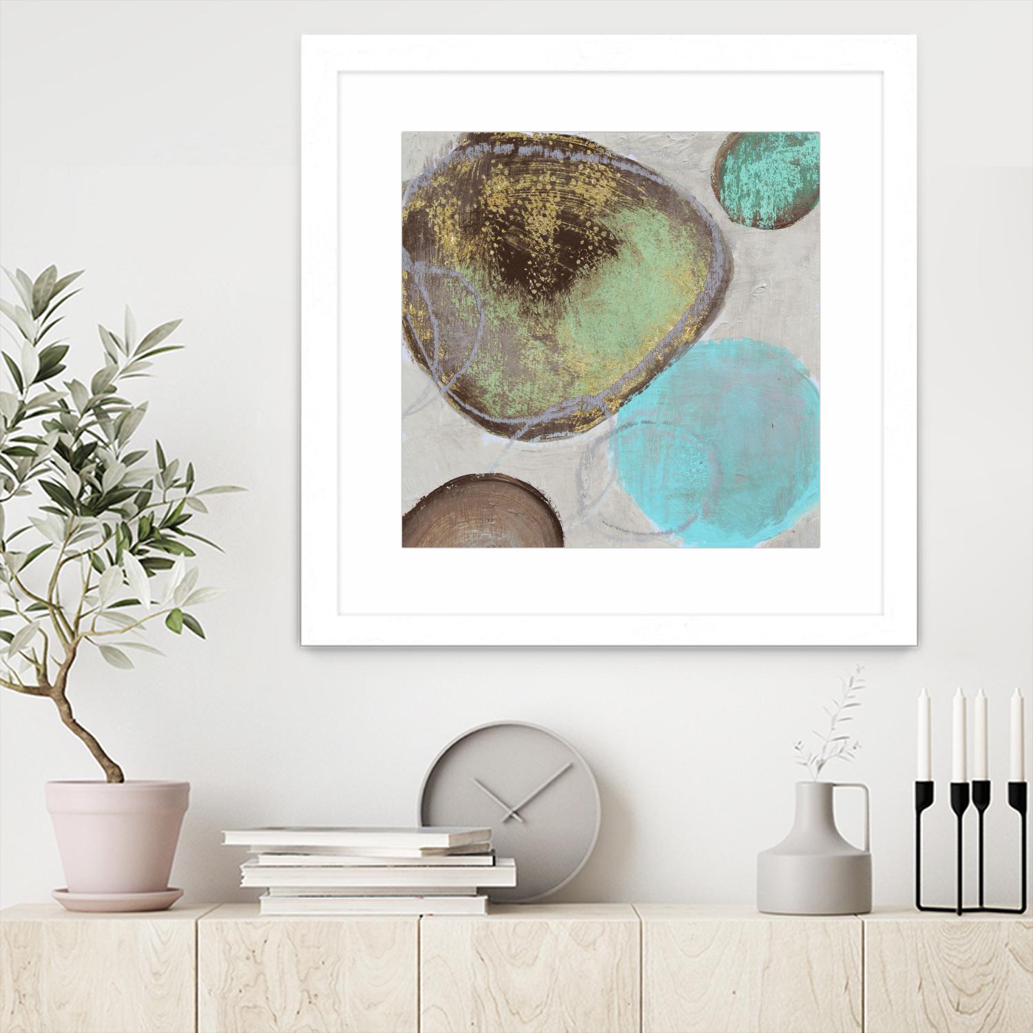 Moonlight II by Irena Orlov on GIANT ART - blue abstract