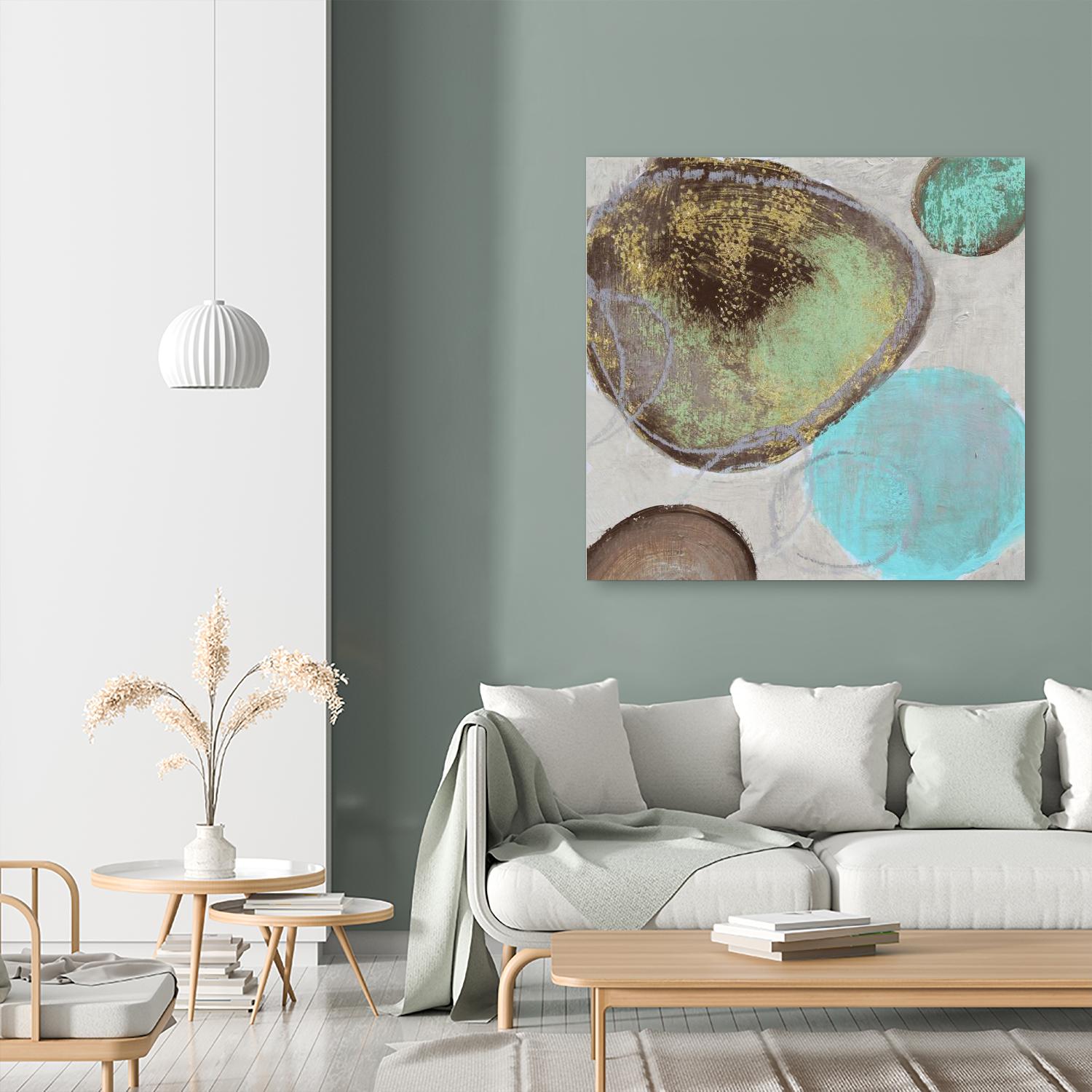 Moonlight II by Irena Orlov on GIANT ART - blue abstract