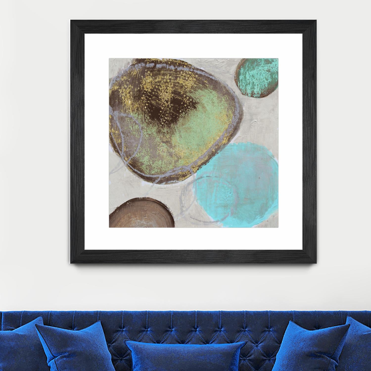 Moonlight II by Irena Orlov on GIANT ART - blue abstract