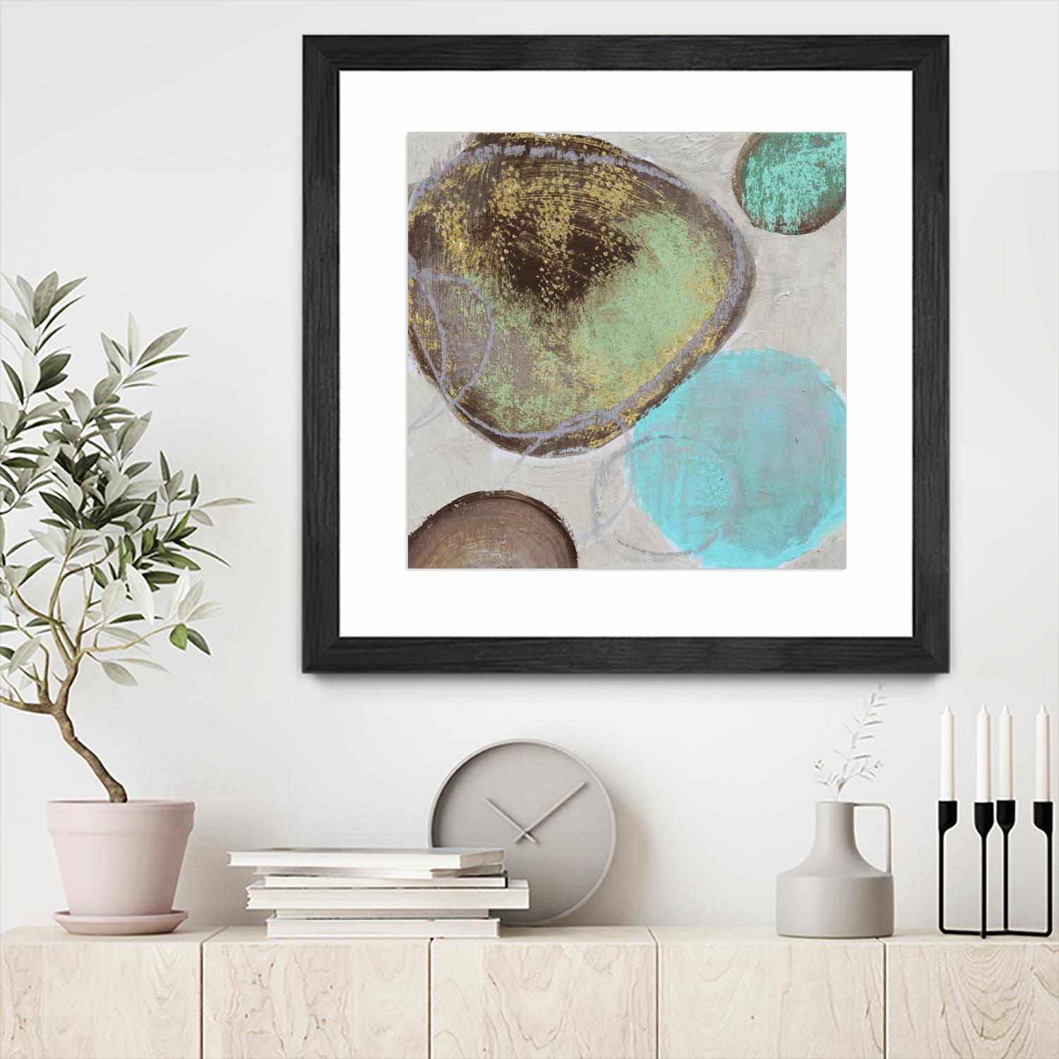 Moonlight II by Irena Orlov on GIANT ART - blue abstract