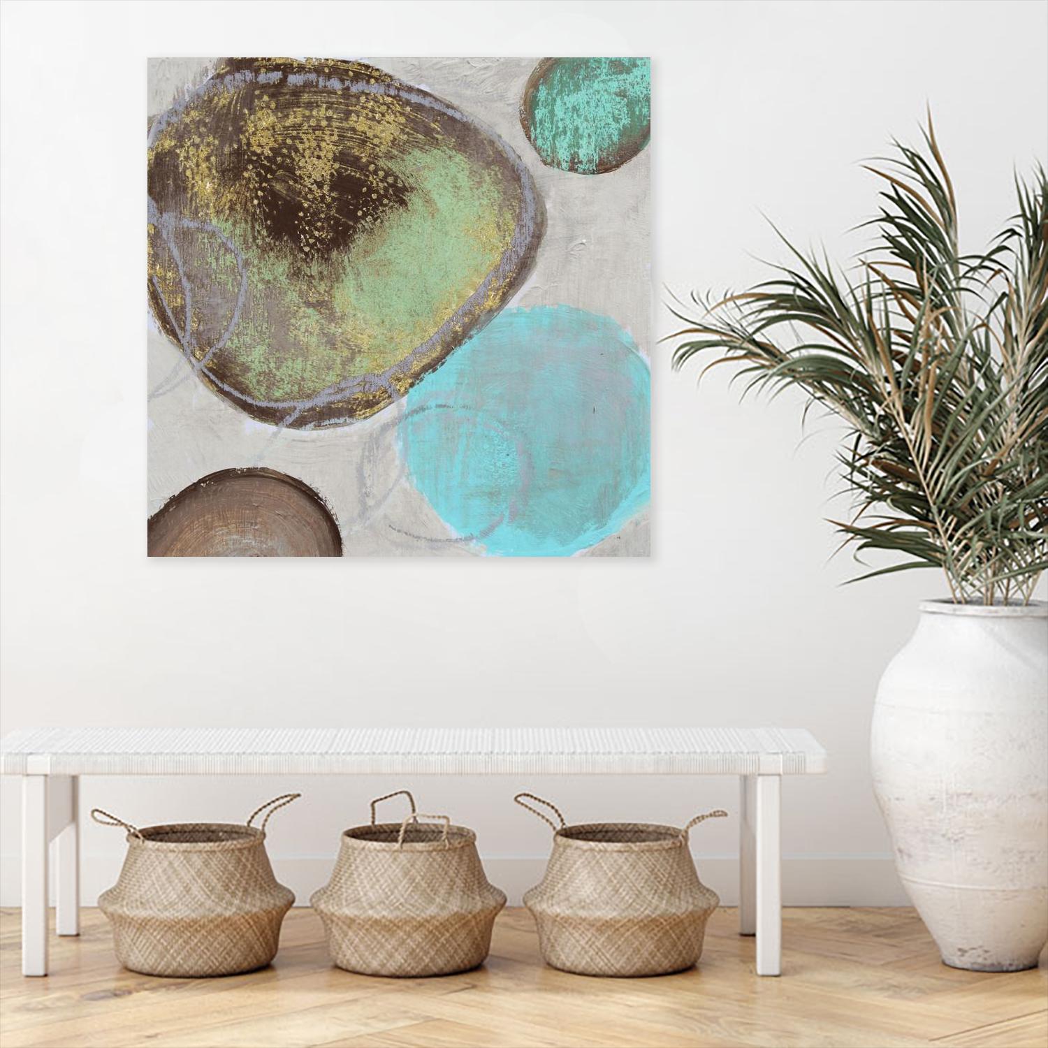 Moonlight II by Irena Orlov on GIANT ART - blue abstract