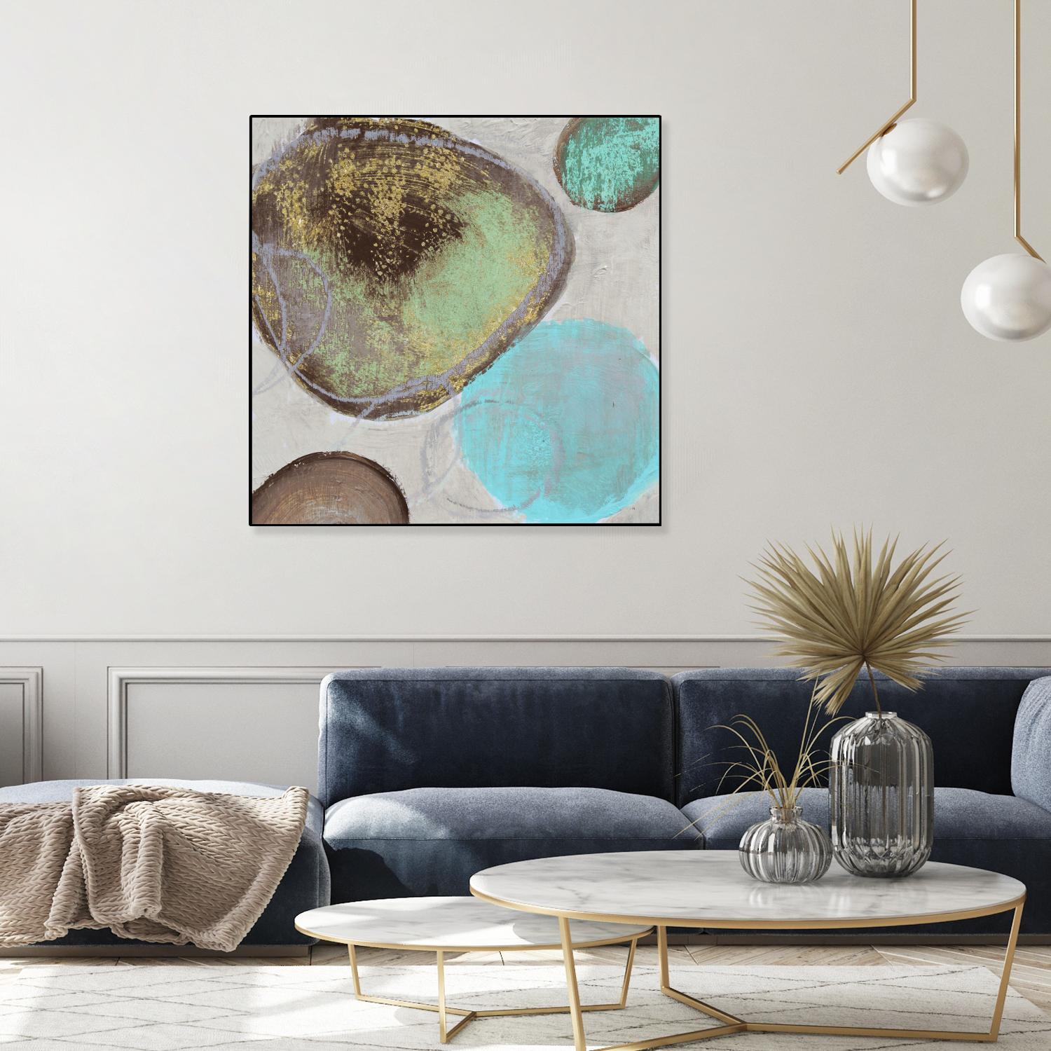 Moonlight II by Irena Orlov on GIANT ART - blue abstract