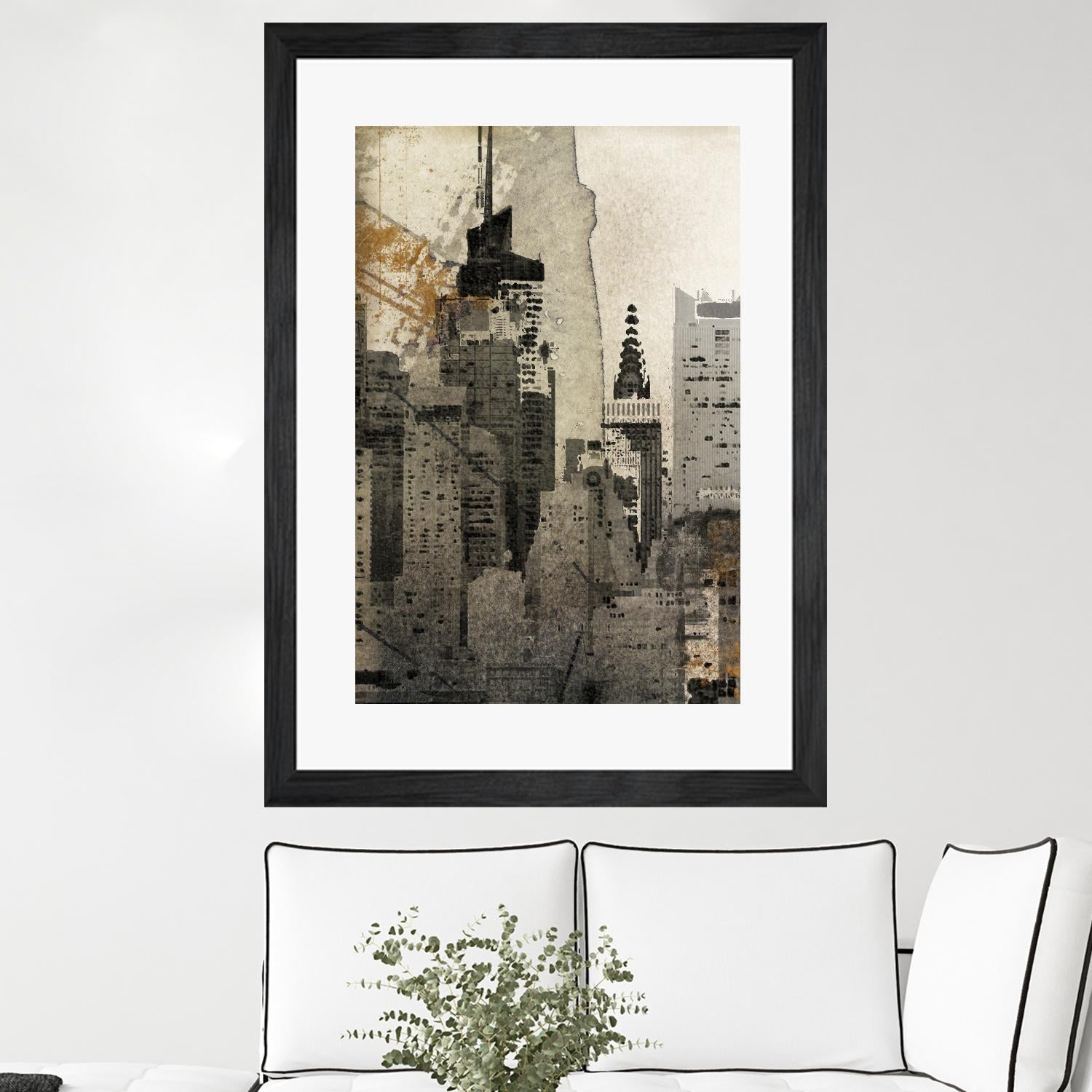 New York Local by Irena Orlov on GIANT ART - black city scene