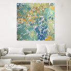 Textured by Irena Orlov on GIANT ART - yellow abstract