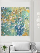 Textured by Irena Orlov on GIANT ART - yellow abstract