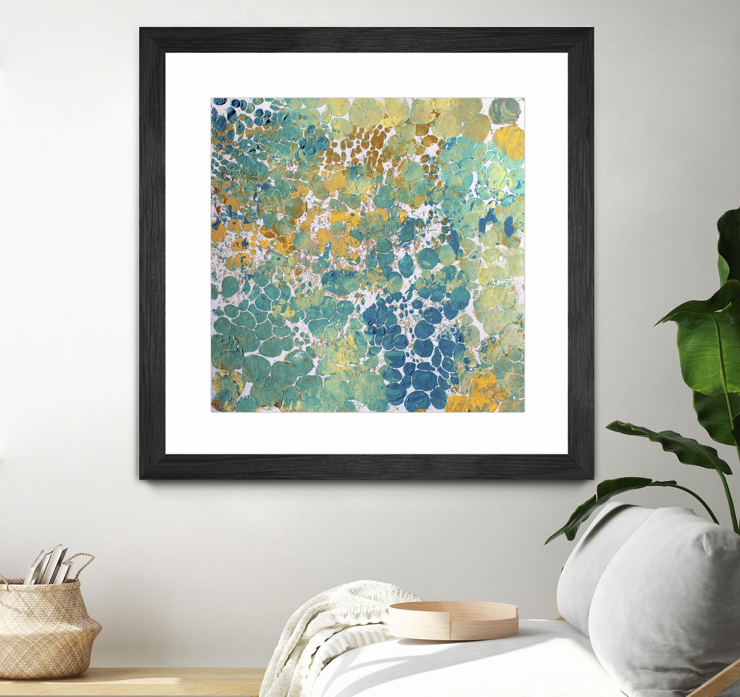 Textured by Irena Orlov on GIANT ART - yellow abstract