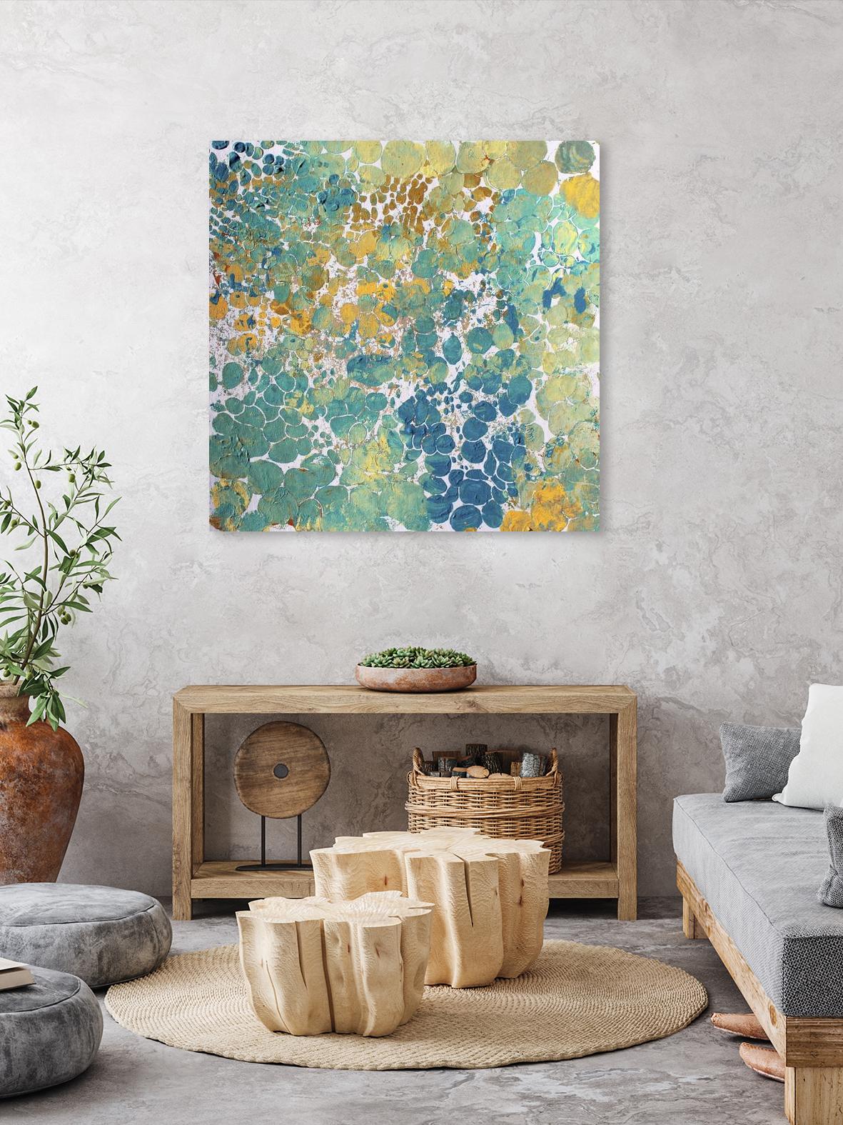 Textured by Irena Orlov on GIANT ART - yellow abstract