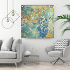 Textured by Irena Orlov on GIANT ART - yellow abstract