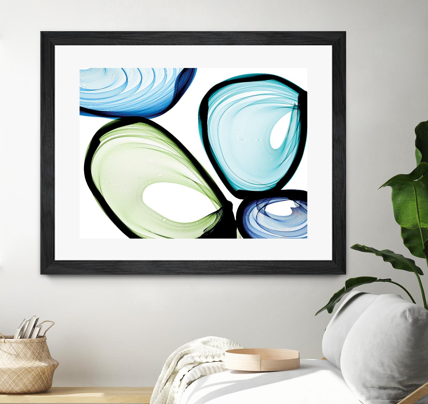 Only a Few VII by Irena Orlov on GIANT ART - turquoise abstract