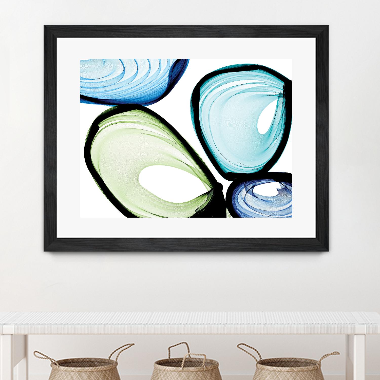 Only a Few VII by Irena Orlov on GIANT ART - turquoise abstract