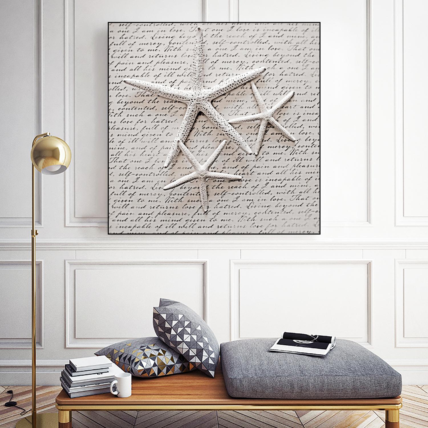 Little Treasures by Irena Orlov on GIANT ART - grey nautical