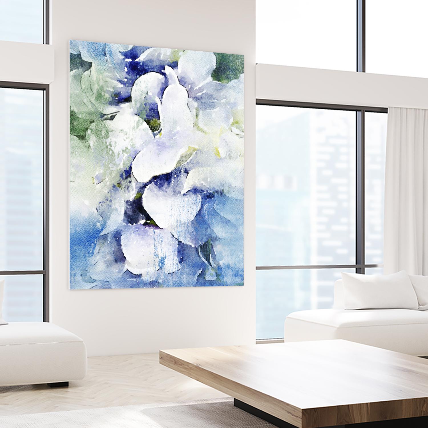 Delicate Beauty I by Irena Orlov on GIANT ART - purple abstract