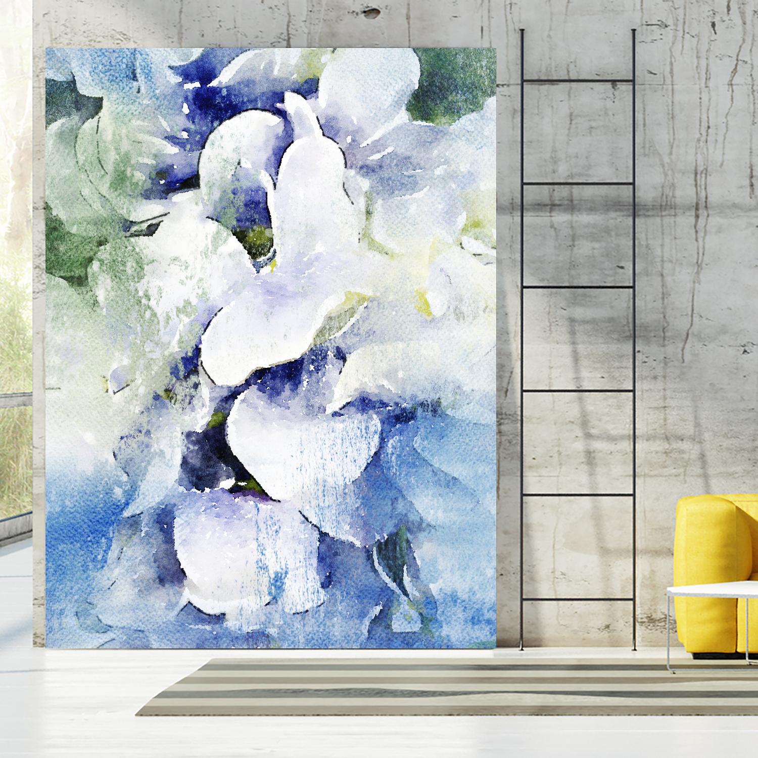 Delicate Beauty I by Irena Orlov on GIANT ART - purple abstract