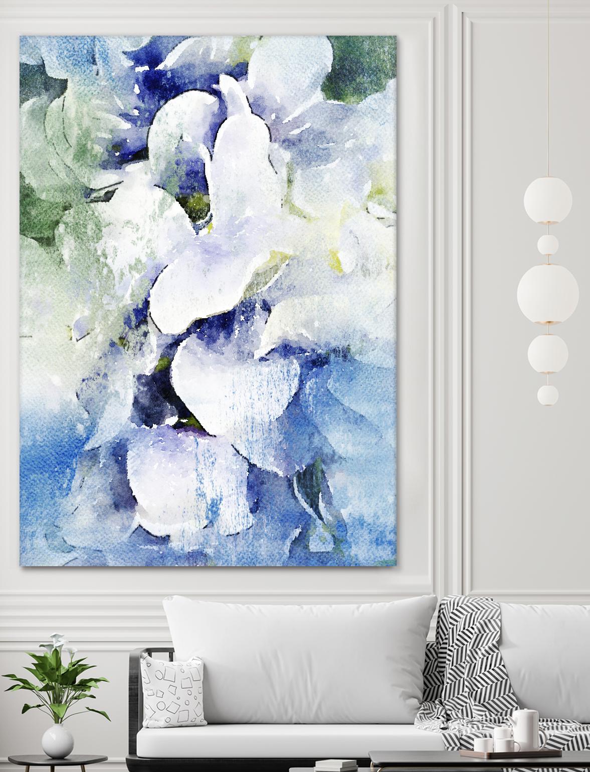 Delicate Beauty I by Irena Orlov on GIANT ART - purple abstract