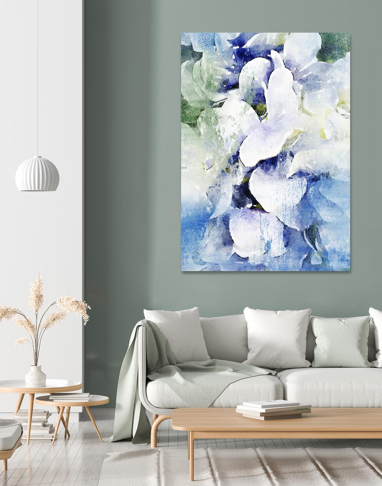 Delicate Beauty I by Irena Orlov on GIANT ART - purple abstract