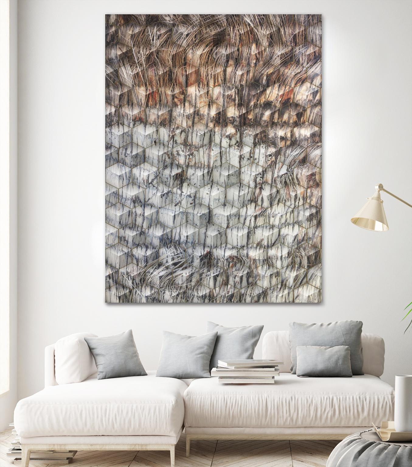 Geometric Shapes by Irena Orlov on GIANT ART - red abstract